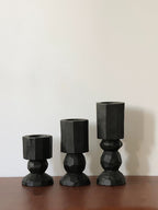 Solid Wood Candle Holder Collection
