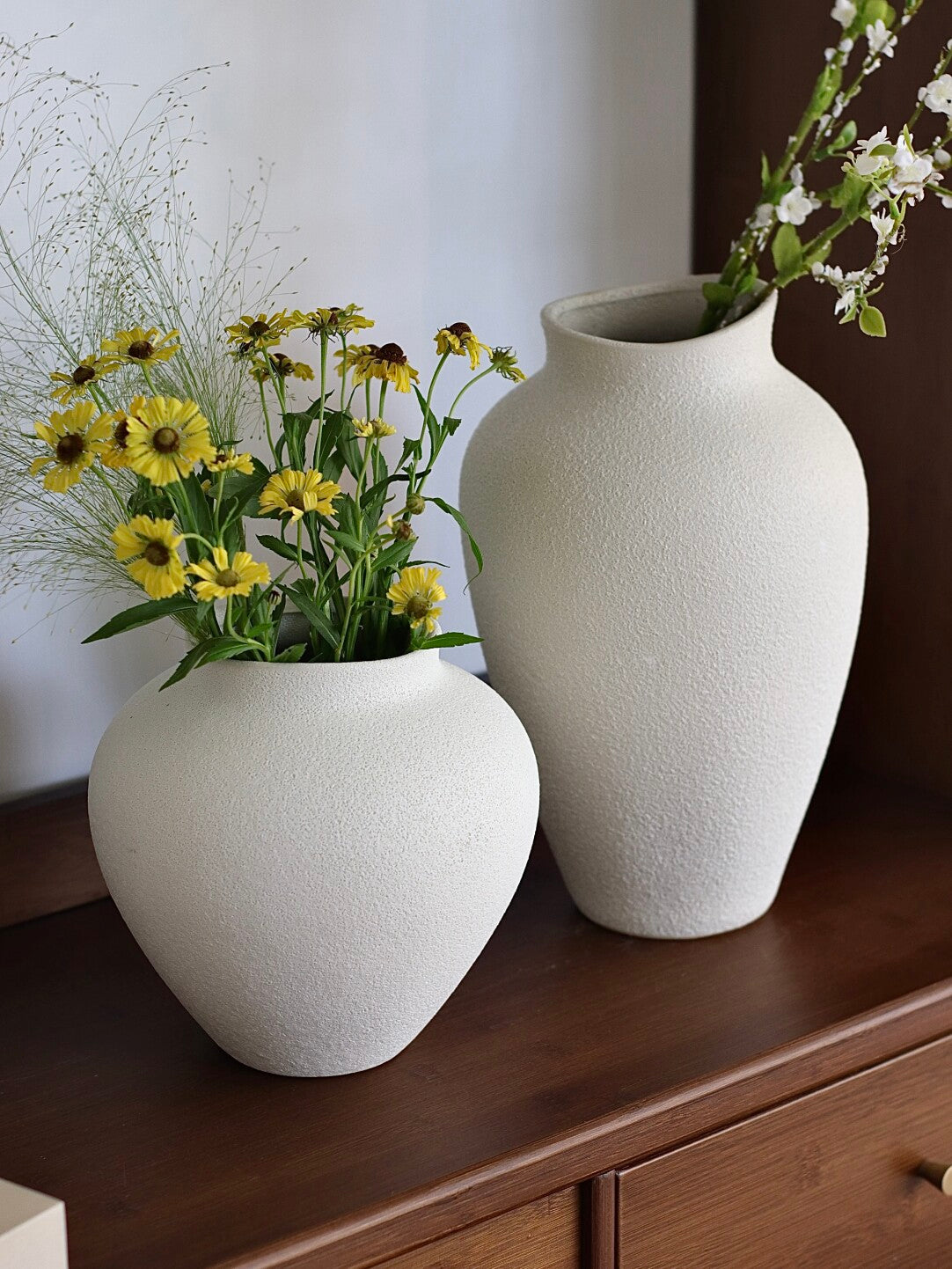 Handcrafted Bubble Glaze Ceramic Vase – Textured Decorative Vessel