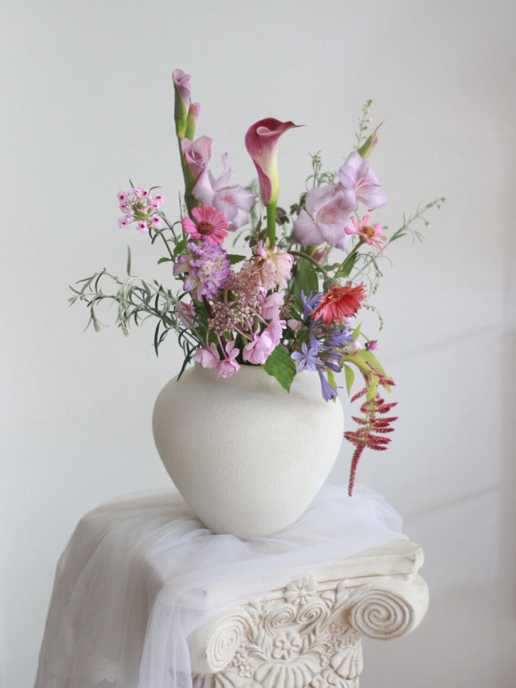 Handcrafted Bubble Glaze Ceramic Vase – Textured Decorative Vessel