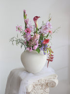 Handcrafted Bubble Glaze Ceramic Vase – Textured Decorative Vessel