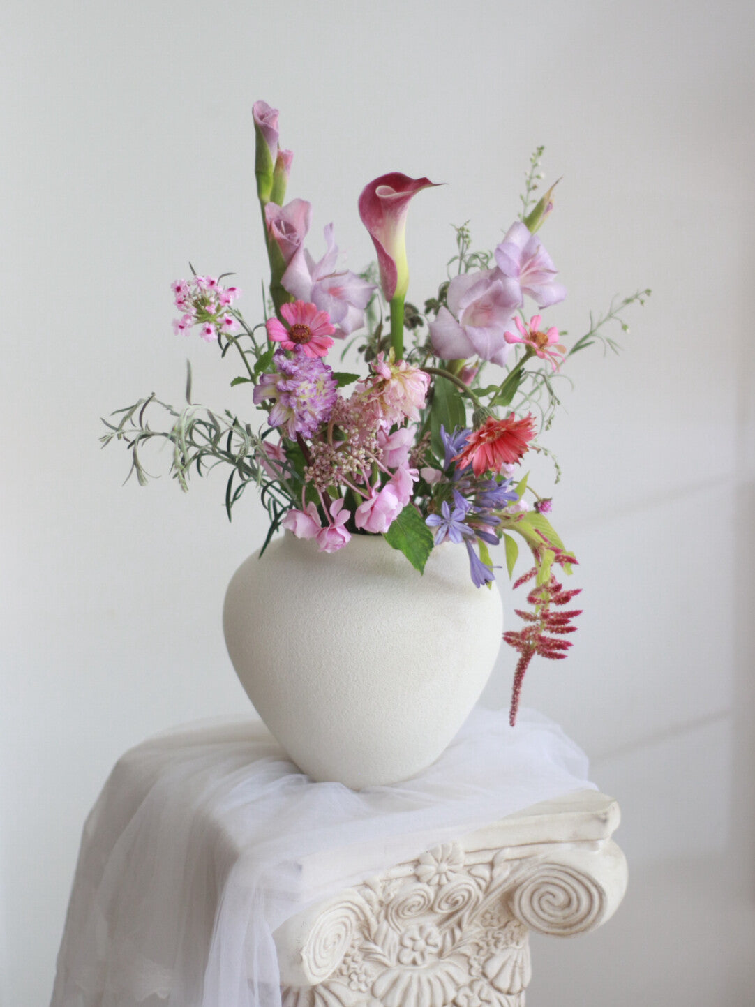 Handcrafted Bubble Glaze Ceramic Vase – Textured Decorative Vessel