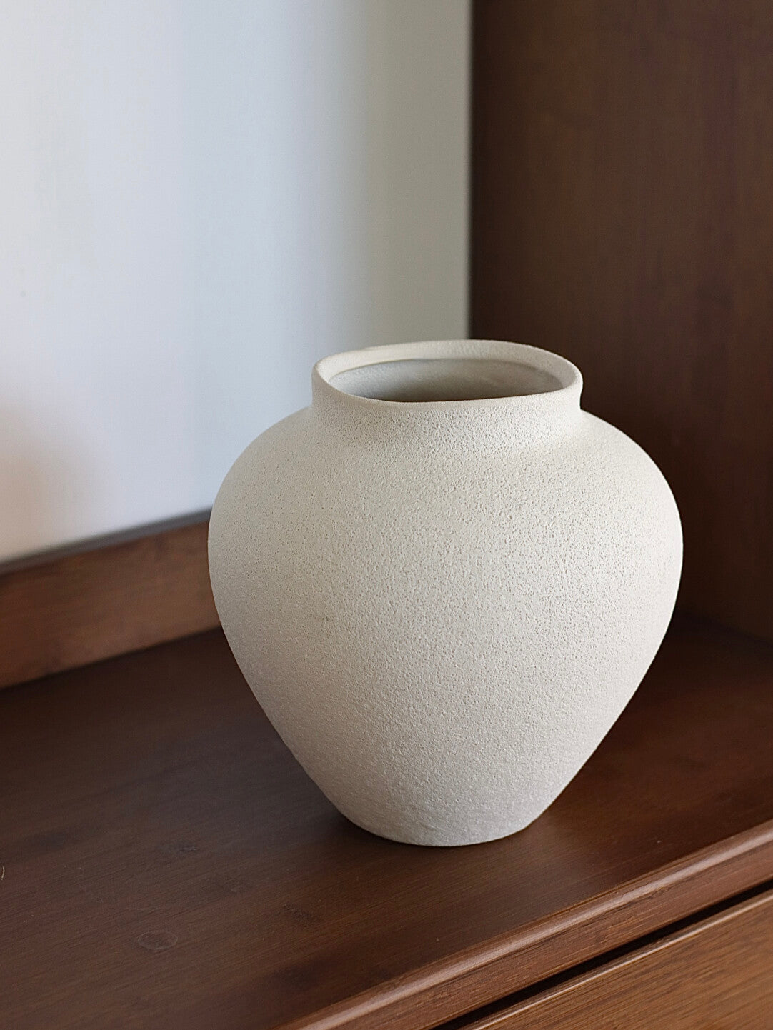 Handcrafted Bubble Glaze Ceramic Vase – Textured Decorative Vessel