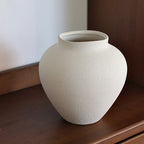 Handcrafted Bubble Glaze Ceramic Vase – Textured Decorative Vessel