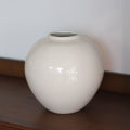 Modern Ceramic Sphere Vase – Minimalist Decorative Flower Vessel