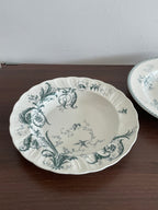 Vintage Botanical Porcelain Dinner Plate Collection
