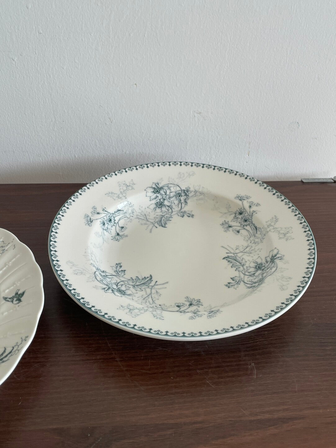 Vintage Botanical Porcelain Dinner Plate Collection