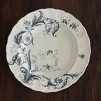 Vintage Botanical Porcelain Dinner Plate Collection