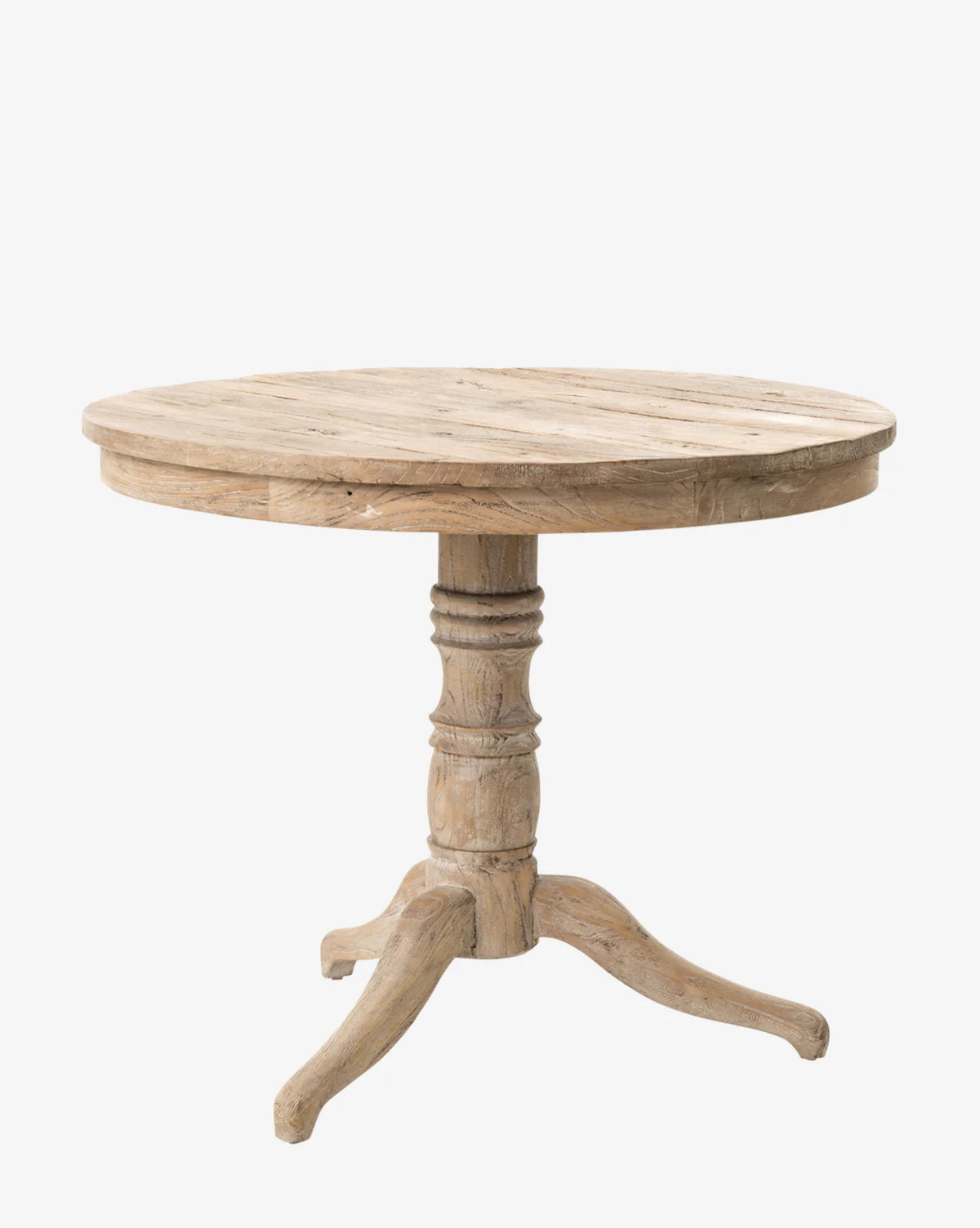 Chloe Reclaimed Elm Round Side Table