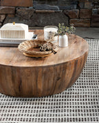 Jensen Solid Wood Round Coffee Table